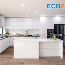 Tủ Bếp Ecoplast Trắng TBE1001